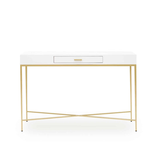 Berkeley Console White 1 Drawer