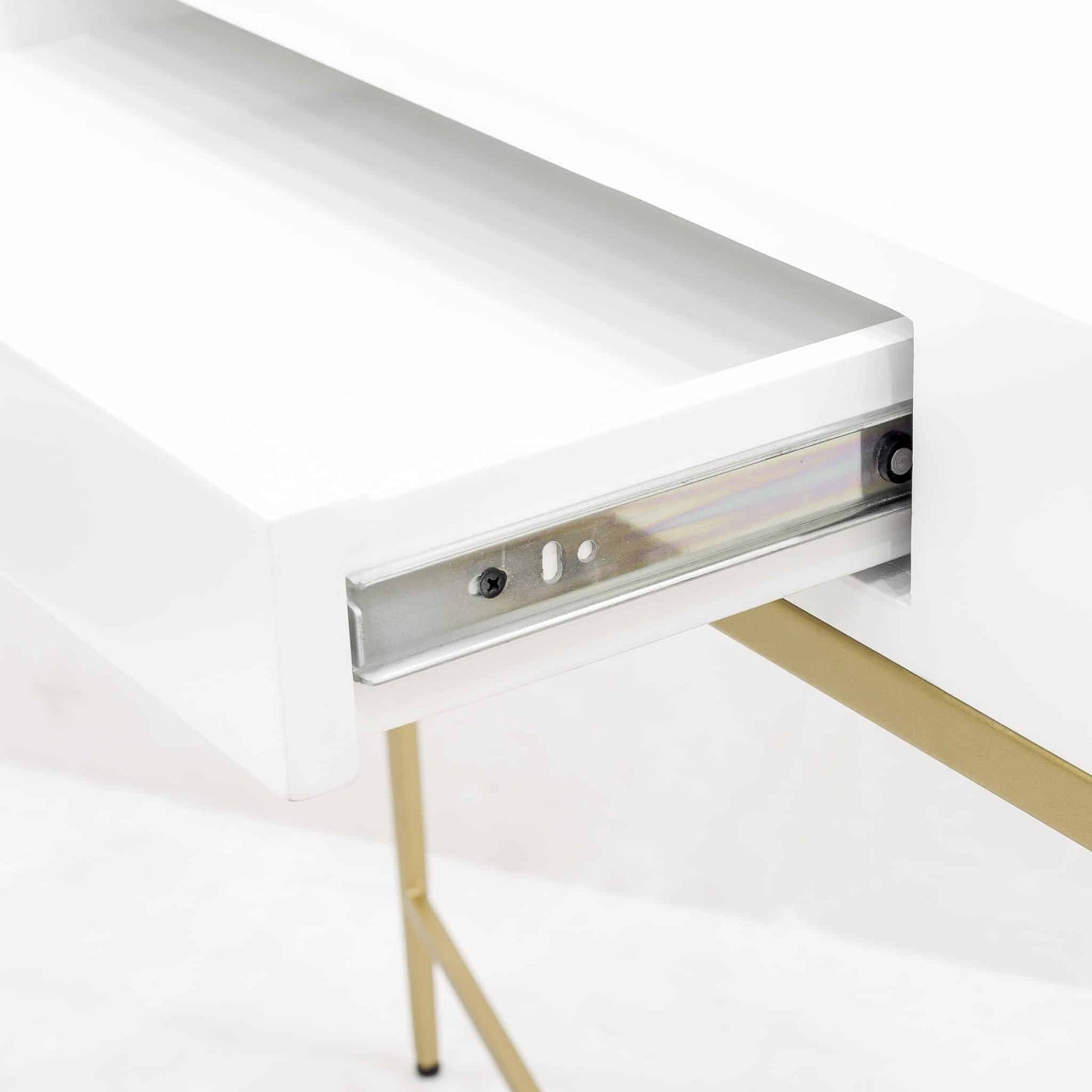 Berkeley Console White 1 Drawer